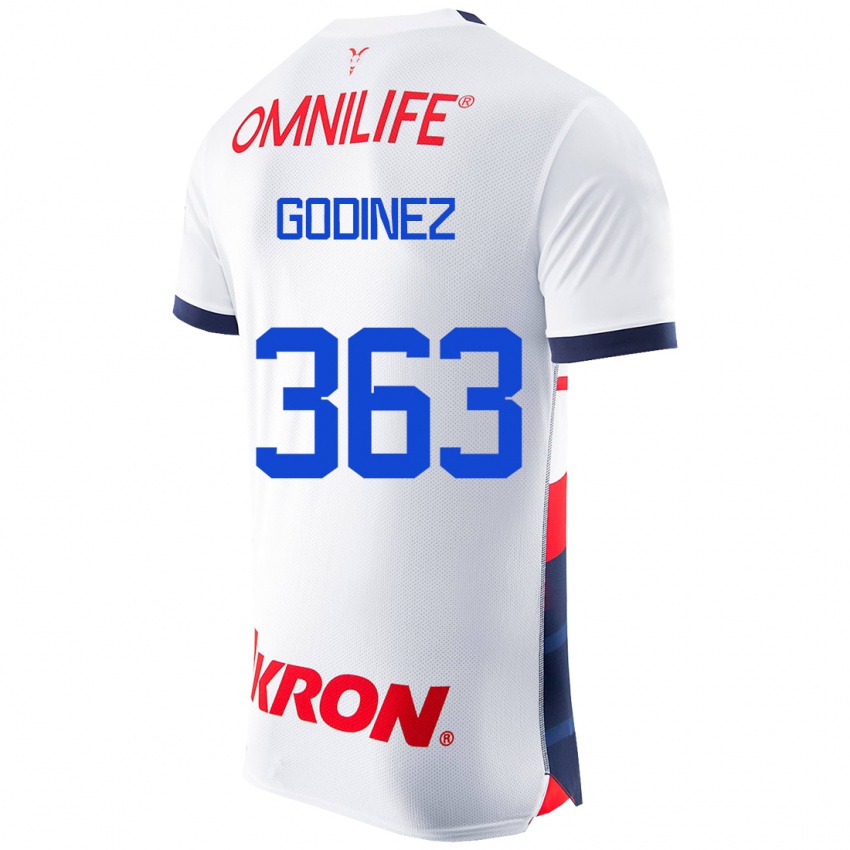 Hombre Camiseta André Godinez #363 Blanco 2ª Equipación 2023/24 La Camisa