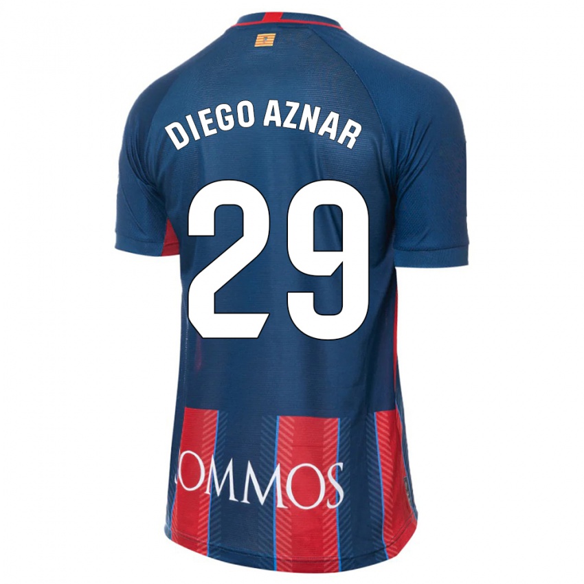 Mujer Camiseta Diego Aznar #29 Armada 1ª Equipación 2023/24 La Camisa