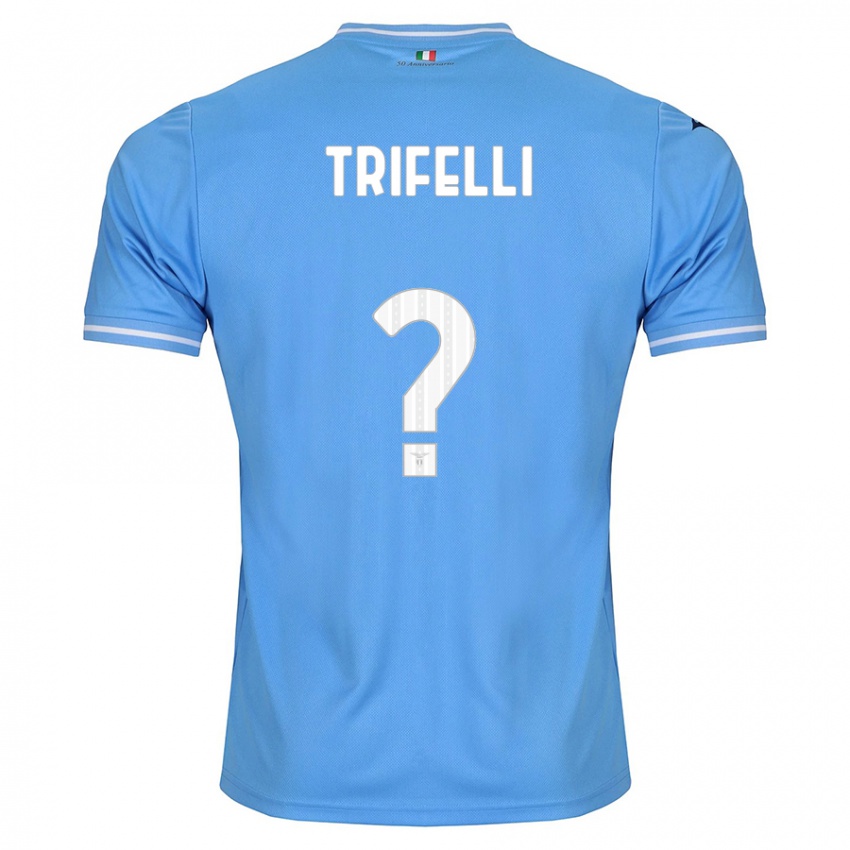 Mujer Camiseta Cristiano Trifelli #0 Azul 1ª Equipación 2023/24 La Camisa