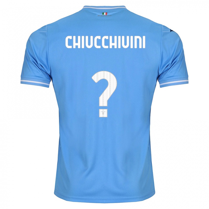 Mujer Camiseta Lorenzo Chiucchiuini #0 Azul 1ª Equipación 2023/24 La Camisa