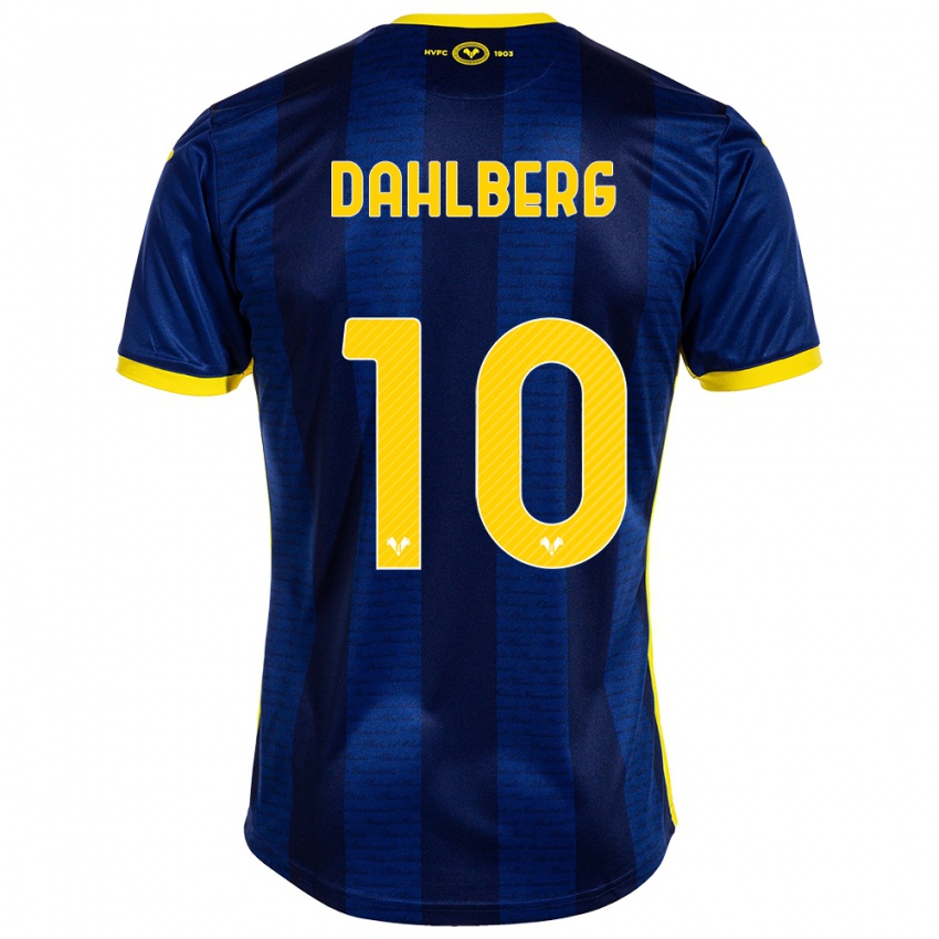 Mujer Camiseta Jonna Dahlberg #10 Armada 1ª Equipación 2023/24 La Camisa