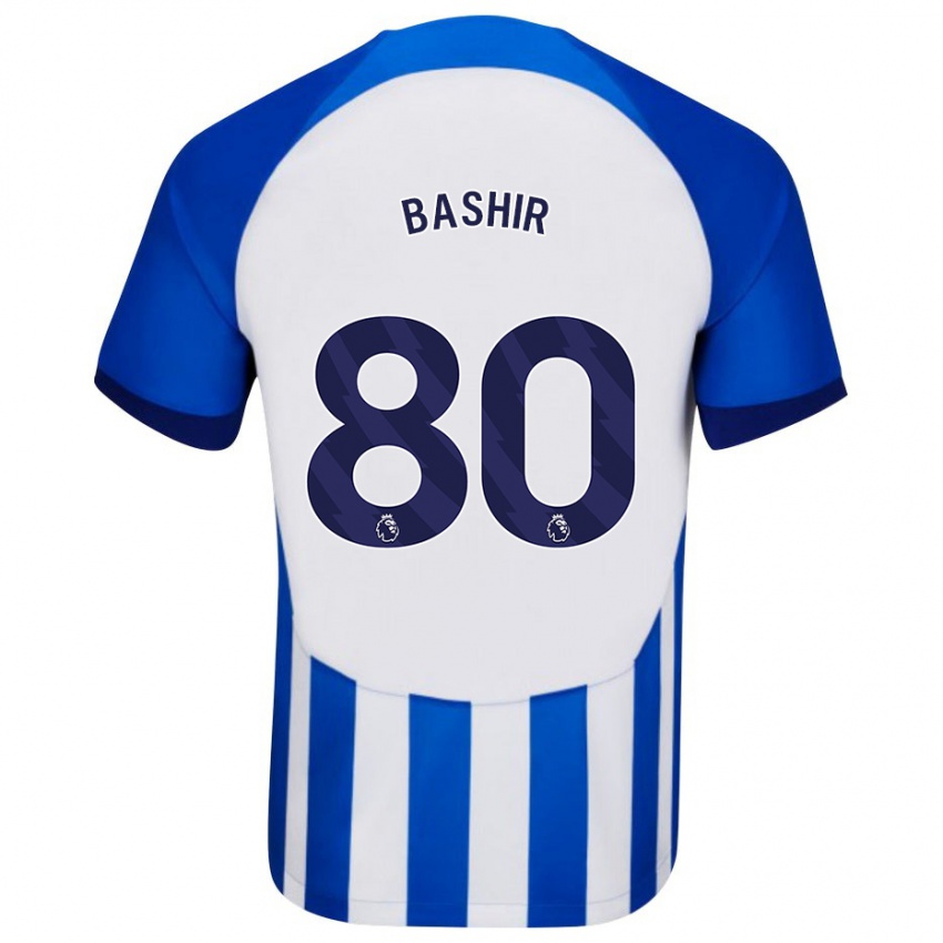 Mujer Camiseta Sahil Bashir #80 Azul 1ª Equipación 2023/24 La Camisa