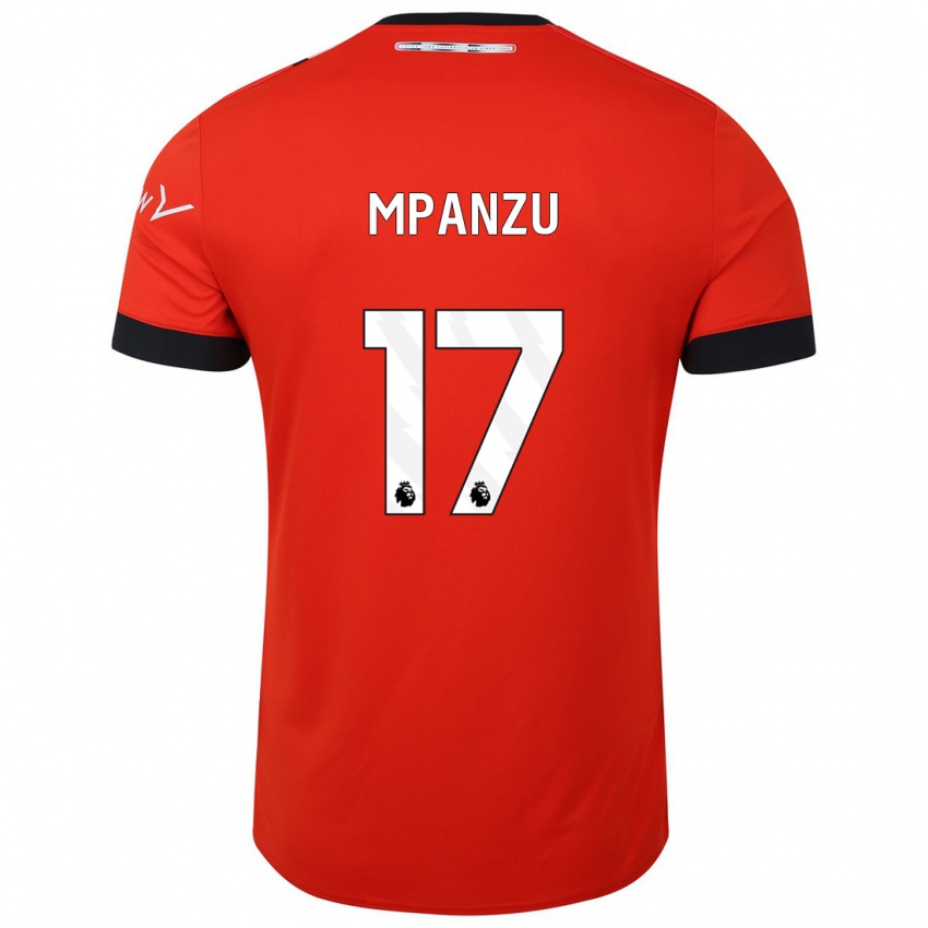 Mujer Camiseta Pelly Ruddock Mpanzu #17 Rojo 1ª Equipación 2023/24 La Camisa