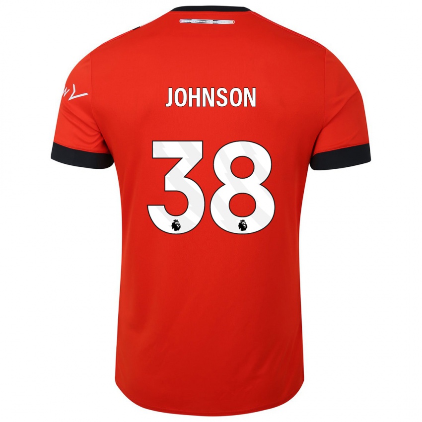 Mujer Camiseta Joe Johnson #38 Rojo 1ª Equipación 2023/24 La Camisa