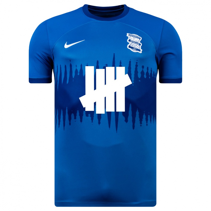 Mujer Camiseta Junior Dixon #0 Azul 1ª Equipación 2023/24 La Camisa