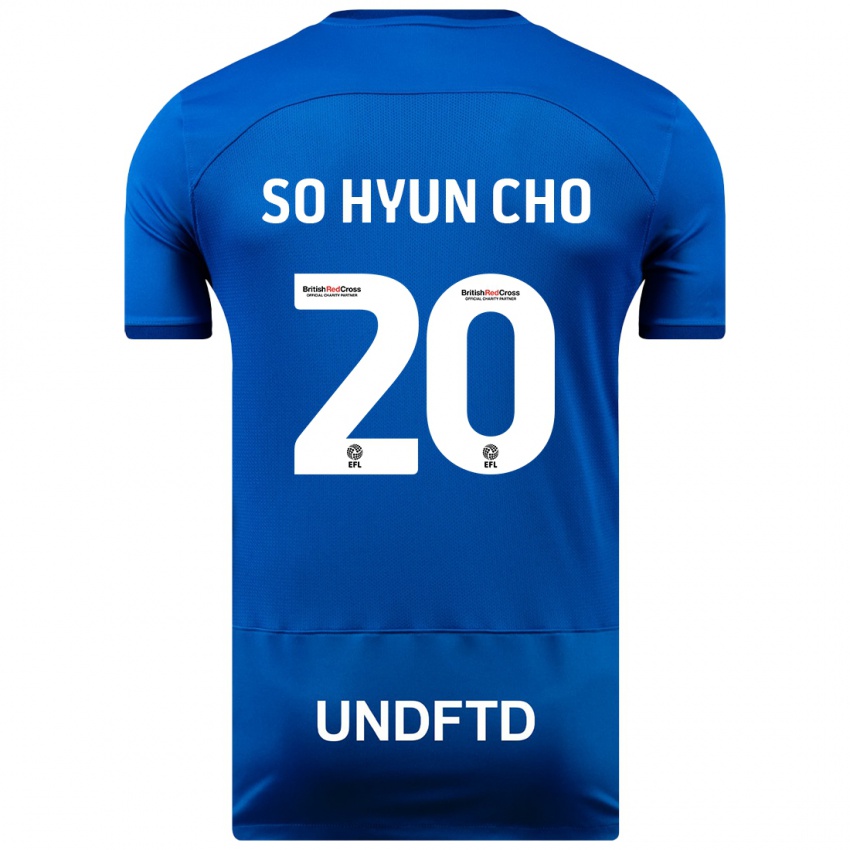 Mujer Camiseta Cho So-Hyun #20 Azul 1ª Equipación 2023/24 La Camisa