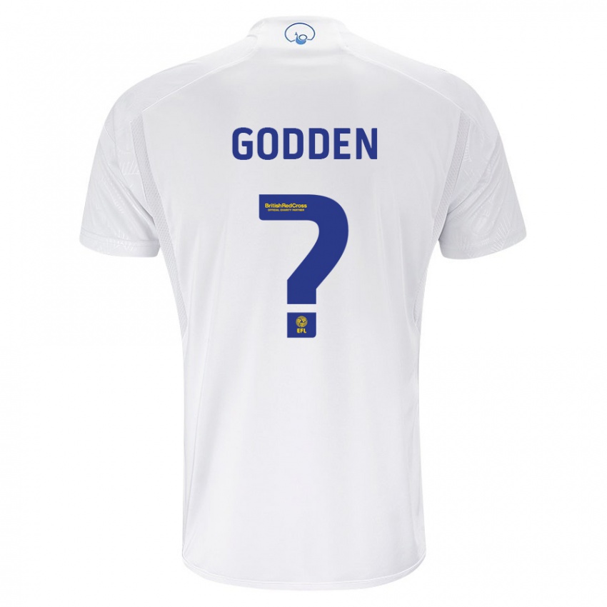 Mujer Camiseta Scott Godden #0 Blanco 1ª Equipación 2023/24 La Camisa