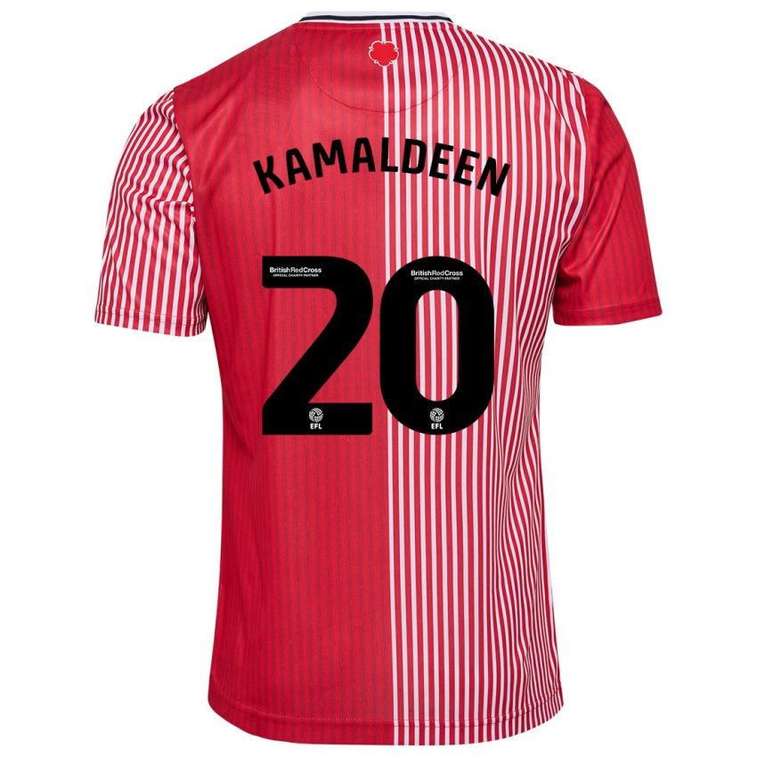 Mujer Camiseta Kamaldeen Sulemana #20 Rojo 1ª Equipación 2023/24 La Camisa