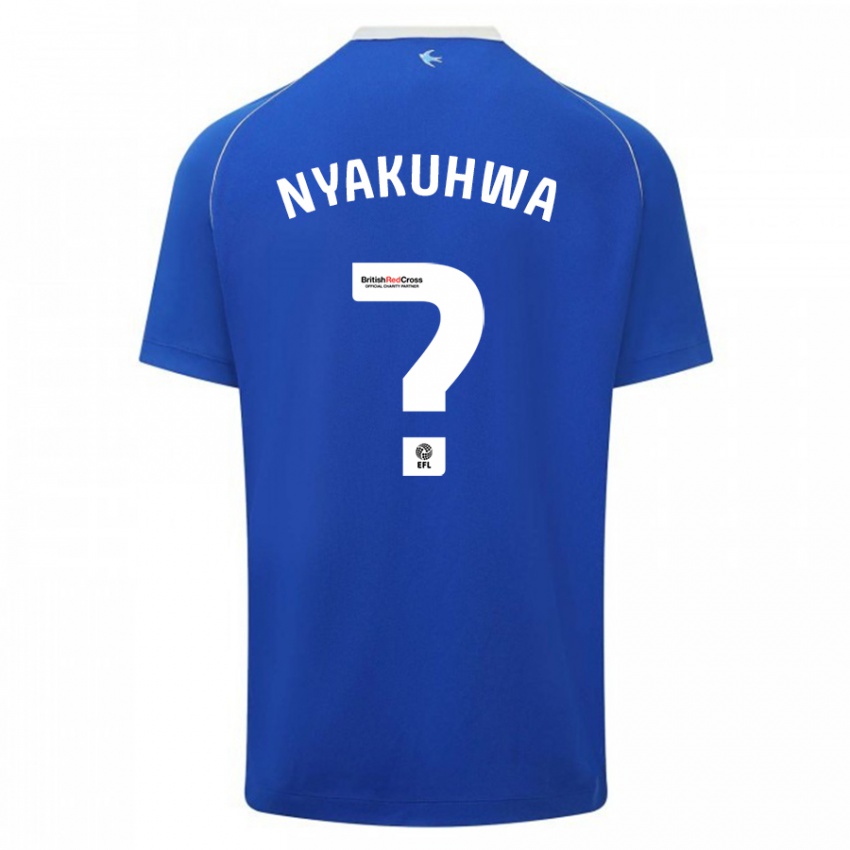 Mujer Camiseta Tanatswa Nyakuhwa #0 Azul 1ª Equipación 2023/24 La Camisa