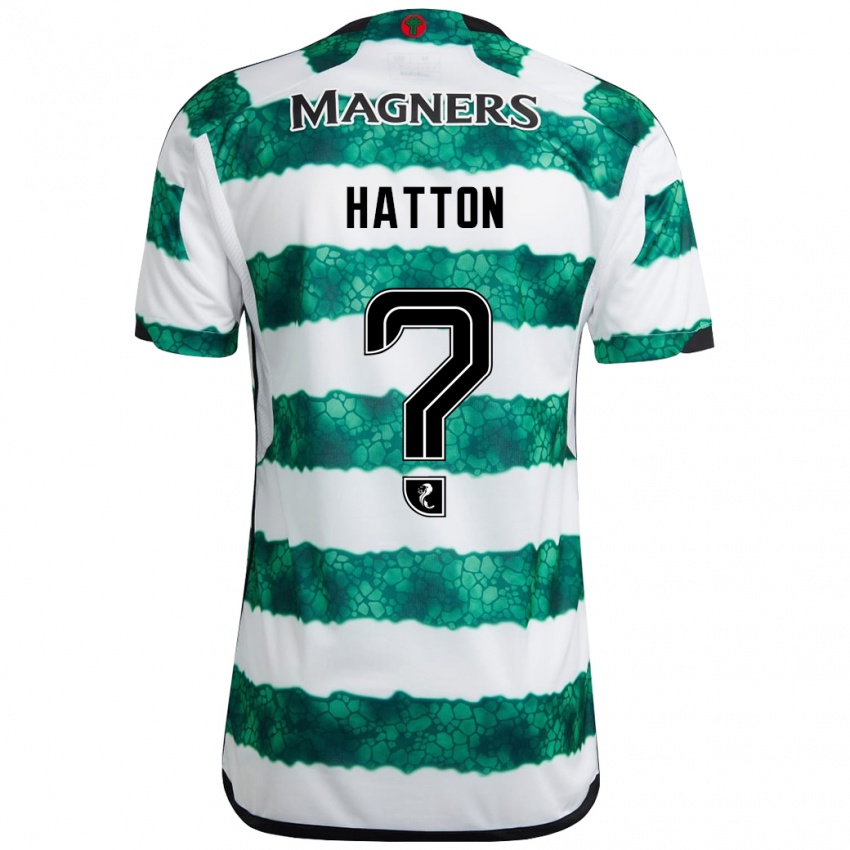 Mujer Camiseta Thomas Hatton #0 Verde 1ª Equipación 2023/24 La Camisa