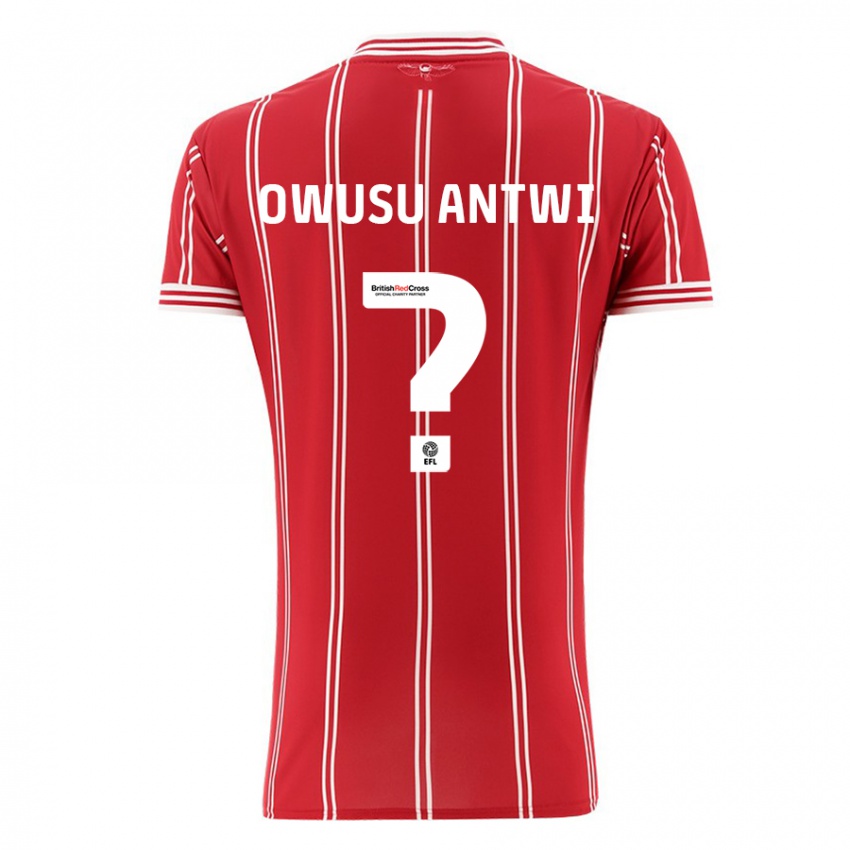 Mujer Camiseta Filbert Owusu-Antwi #0 Rojo 1ª Equipación 2023/24 La Camisa