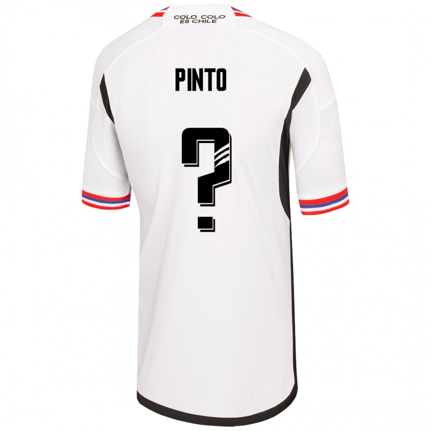 Mujer Camiseta Matías Pinto #0 Blanco 1ª Equipación 2023/24 La Camisa