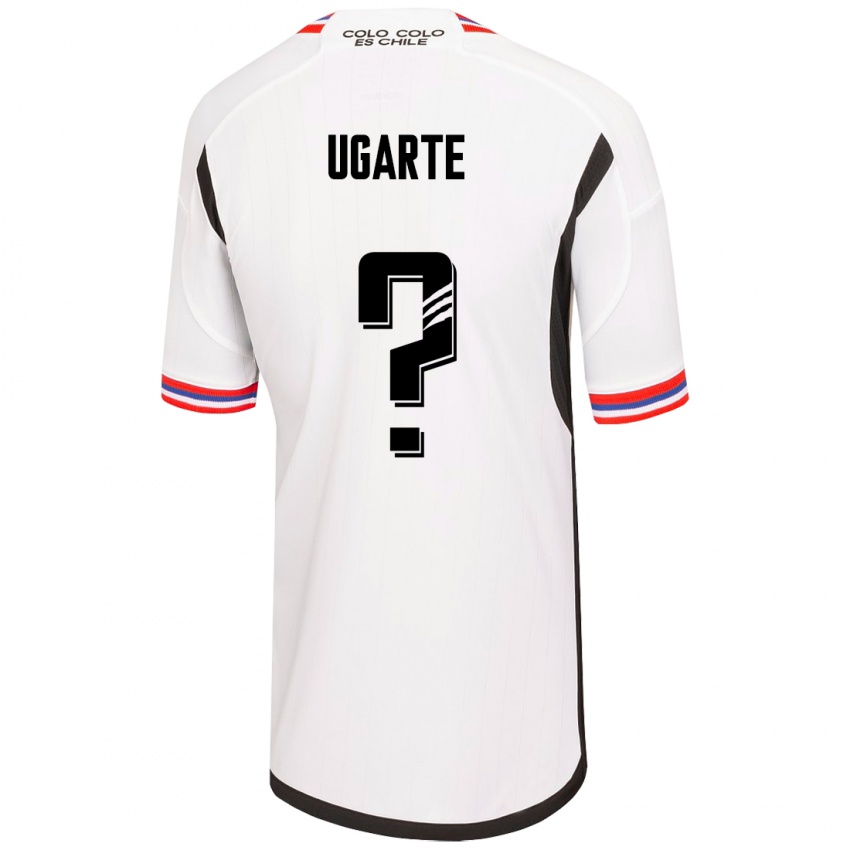 Mujer Camiseta Pablo Ugarte #0 Blanco 1ª Equipación 2023/24 La Camisa
