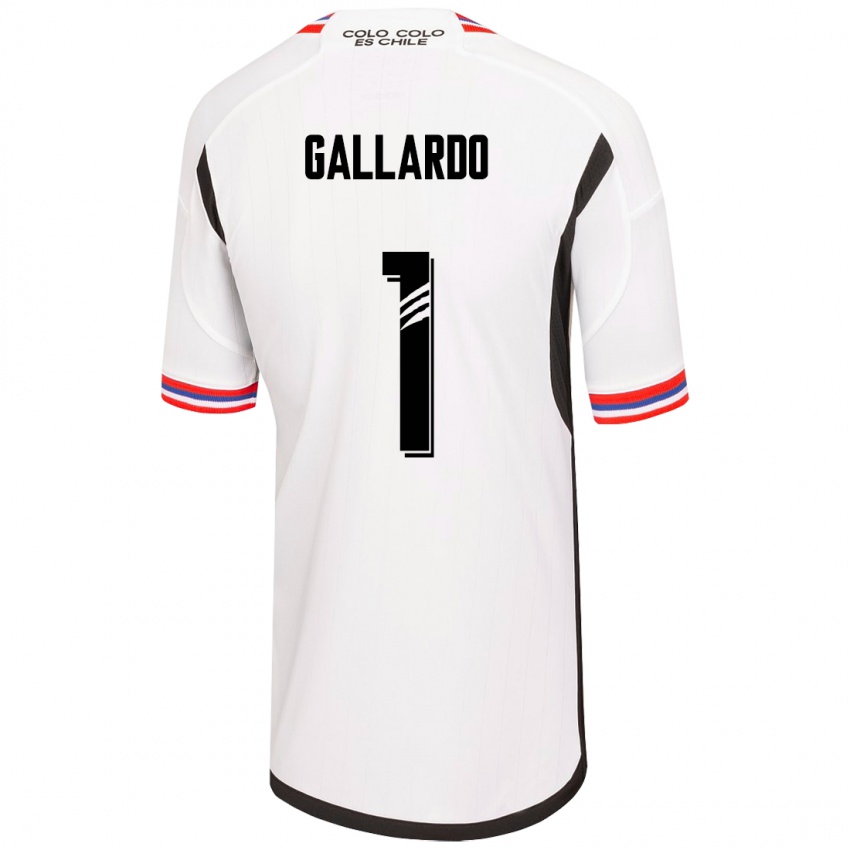 Mujer Camiseta Alexia Gallardo #1 Blanco 1ª Equipación 2023/24 La Camisa