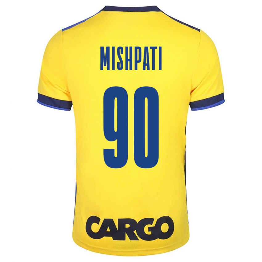 Mujer Camiseta Roi Mishpati #90 Amarillo 1ª Equipación 2023/24 La Camisa