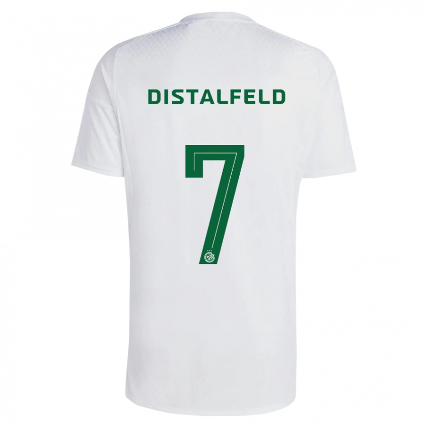 Mujer Camiseta Yanai Distalfeld #7 Verde Azul 2ª Equipación 2023/24 La Camisa