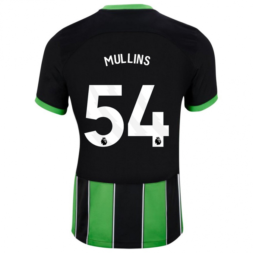 Mujer Camiseta Jamie Mullins #54 Verde Negro 2ª Equipación 2023/24 La Camisa