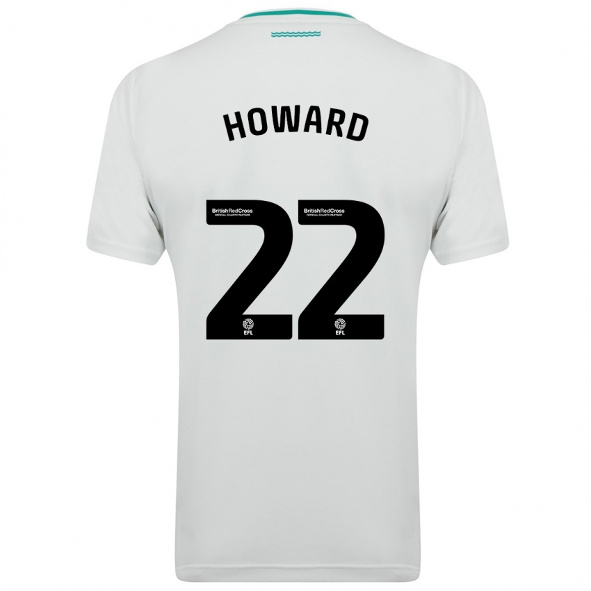 Mujer Camiseta Bethany-May Howard #22 Blanco 2ª Equipación 2023/24 La Camisa