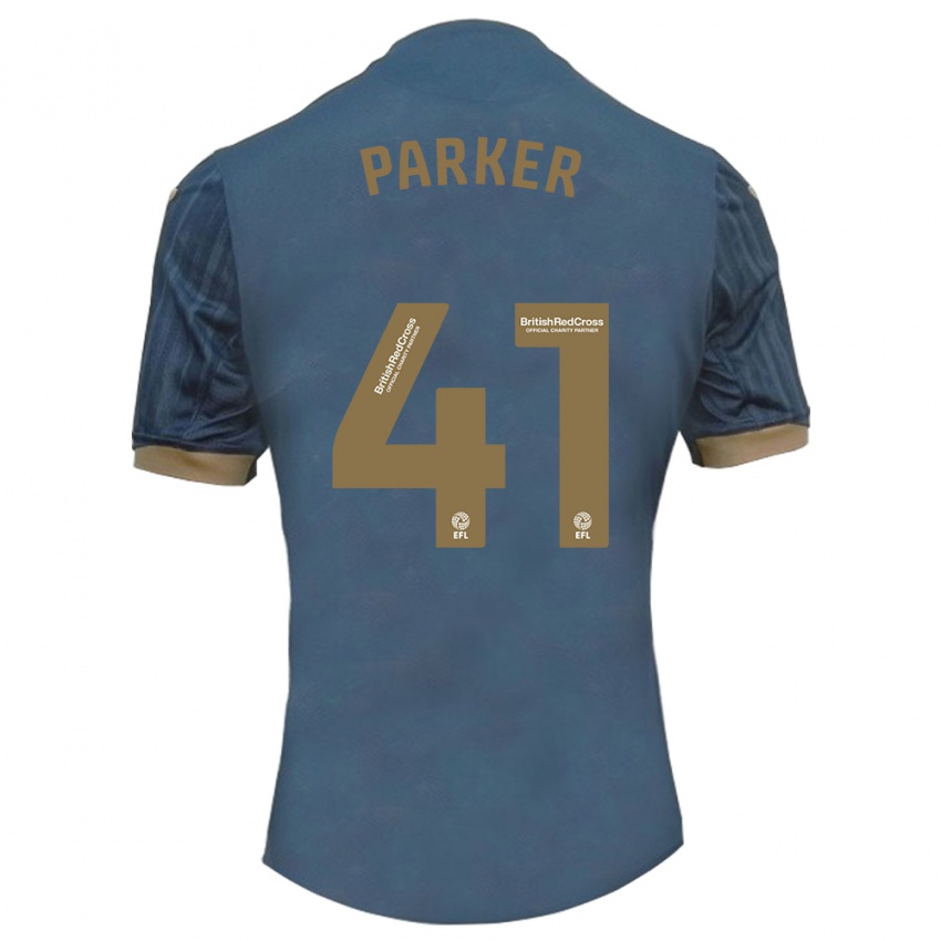 Mujer Camiseta Sam Parker #41 Verde Azulado Oscuro 2ª Equipación 2023/24 La Camisa