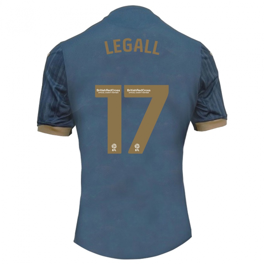 Mujer Camiseta Monet Legall #17 Verde Azulado Oscuro 2ª Equipación 2023/24 La Camisa