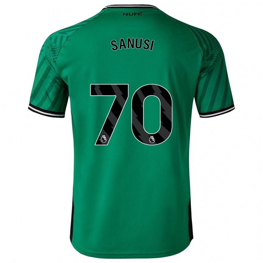 Mujer Camiseta Trevan Sanusi #70 Verde 2ª Equipación 2023/24 La Camisa