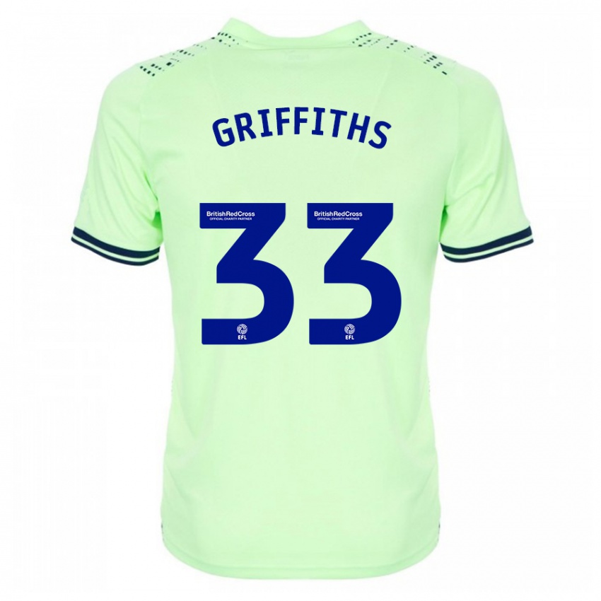 Mujer Camiseta Josh Griffiths #33 Armada 2ª Equipación 2023/24 La Camisa