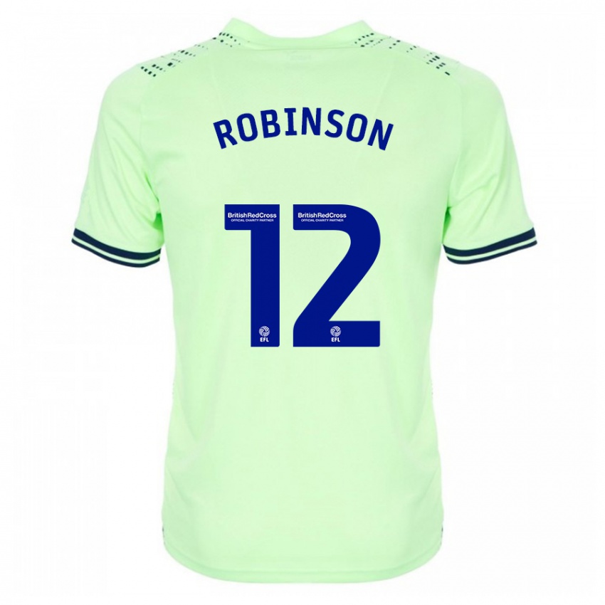 Mujer Camiseta Leanne Robinson #12 Armada 2ª Equipación 2023/24 La Camisa
