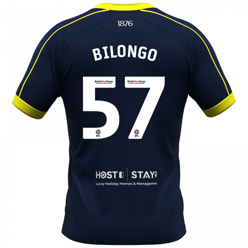 Mujer Camiseta Bryant Bilongo #57 Armada 2ª Equipación 2023/24 La Camisa