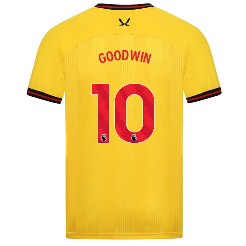Mujer Camiseta Isobel Goodwin #10 Amarillo 2ª Equipación 2023/24 La Camisa