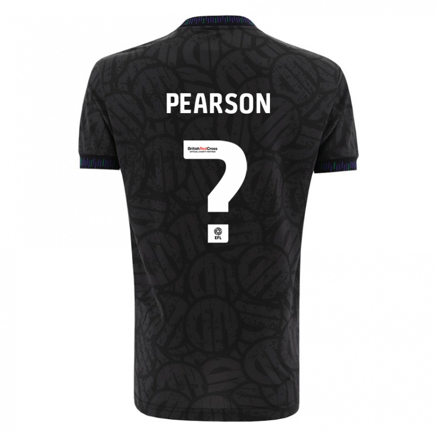 Mujer Camiseta Sam Pearson #0 Negro 2ª Equipación 2023/24 La Camisa