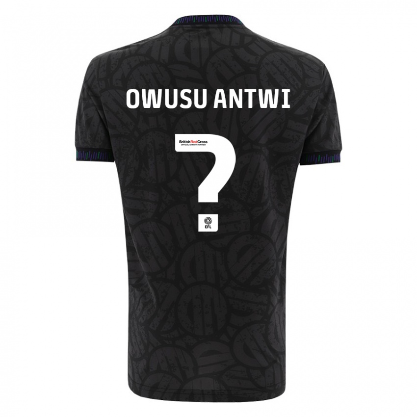 Mujer Camiseta Filbert Owusu-Antwi #0 Negro 2ª Equipación 2023/24 La Camisa