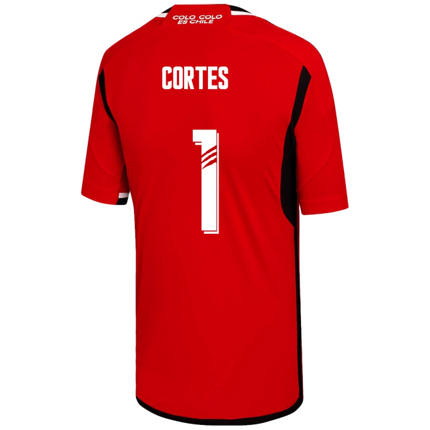 Mujer Camiseta Brayan Cortés #1 Rojo 2ª Equipación 2023/24 La Camisa