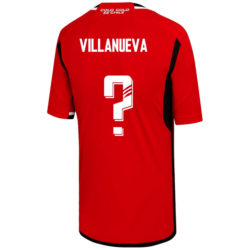 Mujer Camiseta Eduardo Villanueva #0 Rojo 2ª Equipación 2023/24 La Camisa