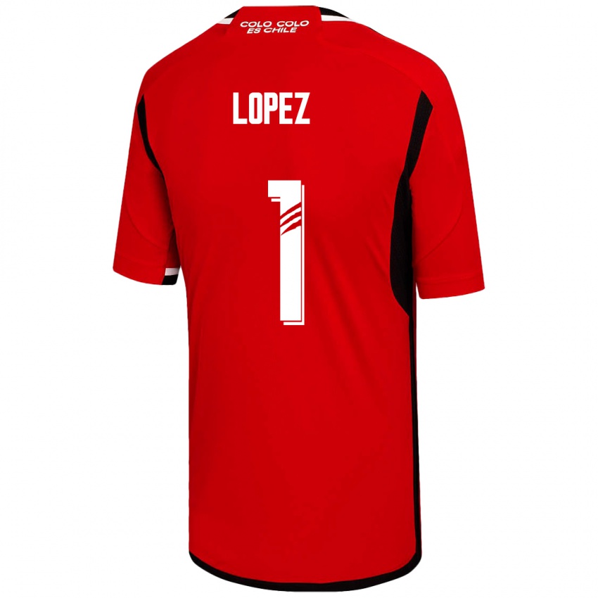 Mujer Camiseta Yessenia López #1 Rojo 2ª Equipación 2023/24 La Camisa