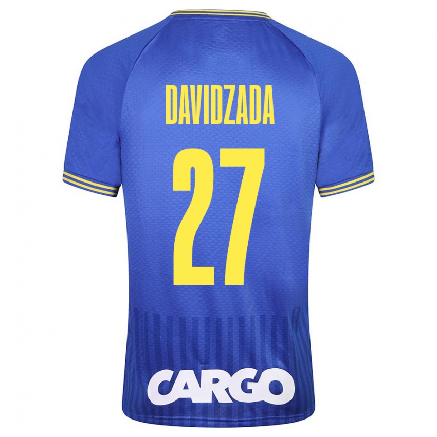 Mujer Camiseta Ofir Davidzada #27 Azul 2ª Equipación 2023/24 La Camisa