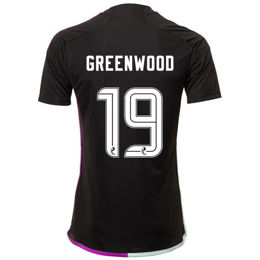 Mujer Camiseta Brodie Greenwood #19 Negro 2ª Equipación 2023/24 La Camisa