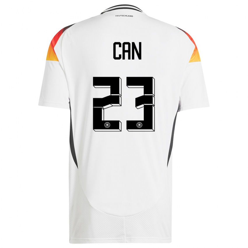 Niño Camiseta Alemania Emre Can #23 Blanco 1ª Equipación 24-26 La Camisa