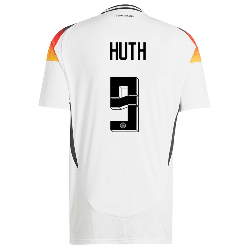 Niño Camiseta Alemania Svenja Huth #9 Blanco 1ª Equipación 24-26 La Camisa
