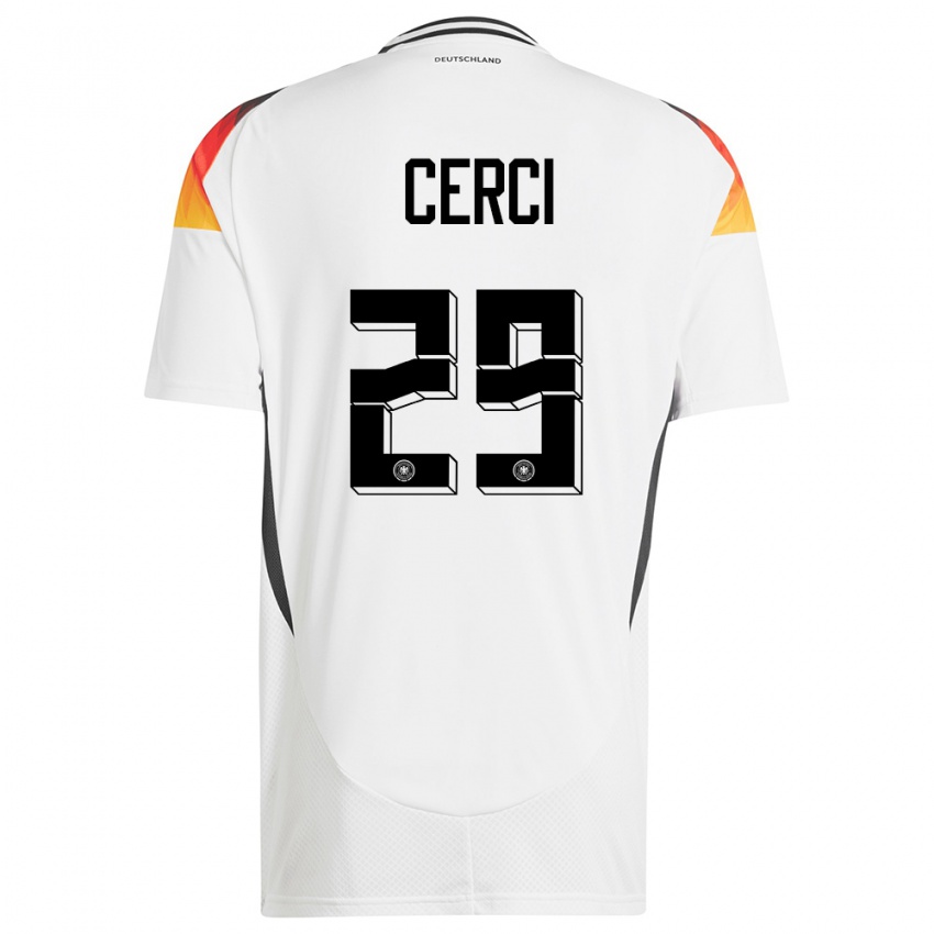 Niño Camiseta Alemania Selina Cerci #29 Blanco 1ª Equipación 24-26 La Camisa