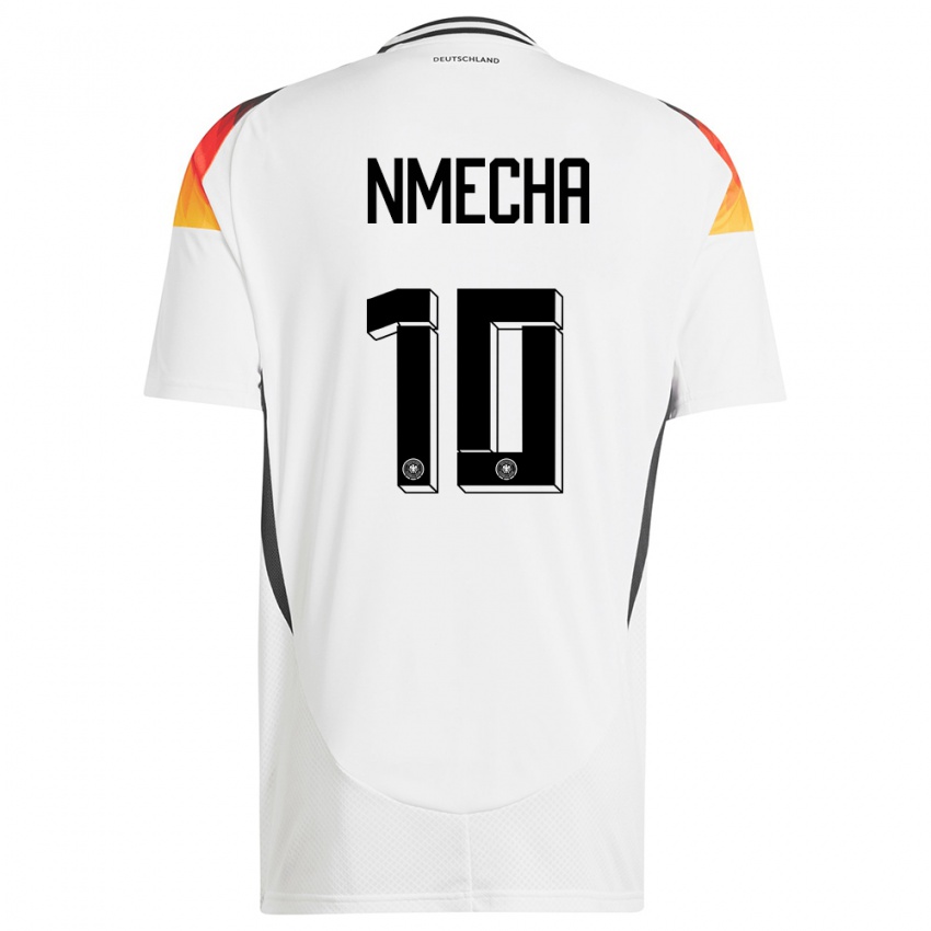 Niño Camiseta Alemania Felix Nmecha #10 Blanco 1ª Equipación 24-26 La Camisa