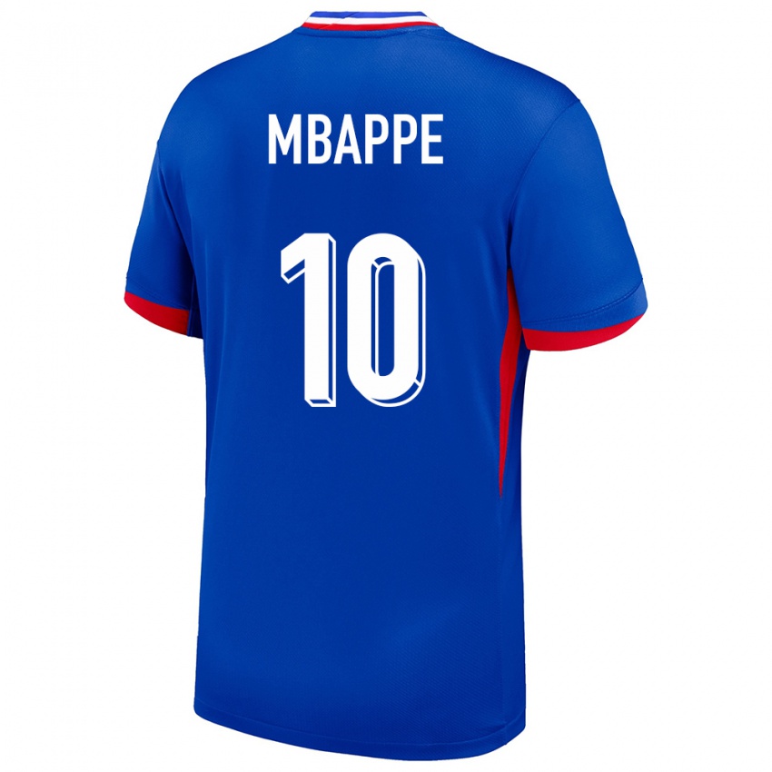 Niño Camiseta Francia Kylian Mbappe #10 Azul 1ª Equipación 24-26 La Camisa