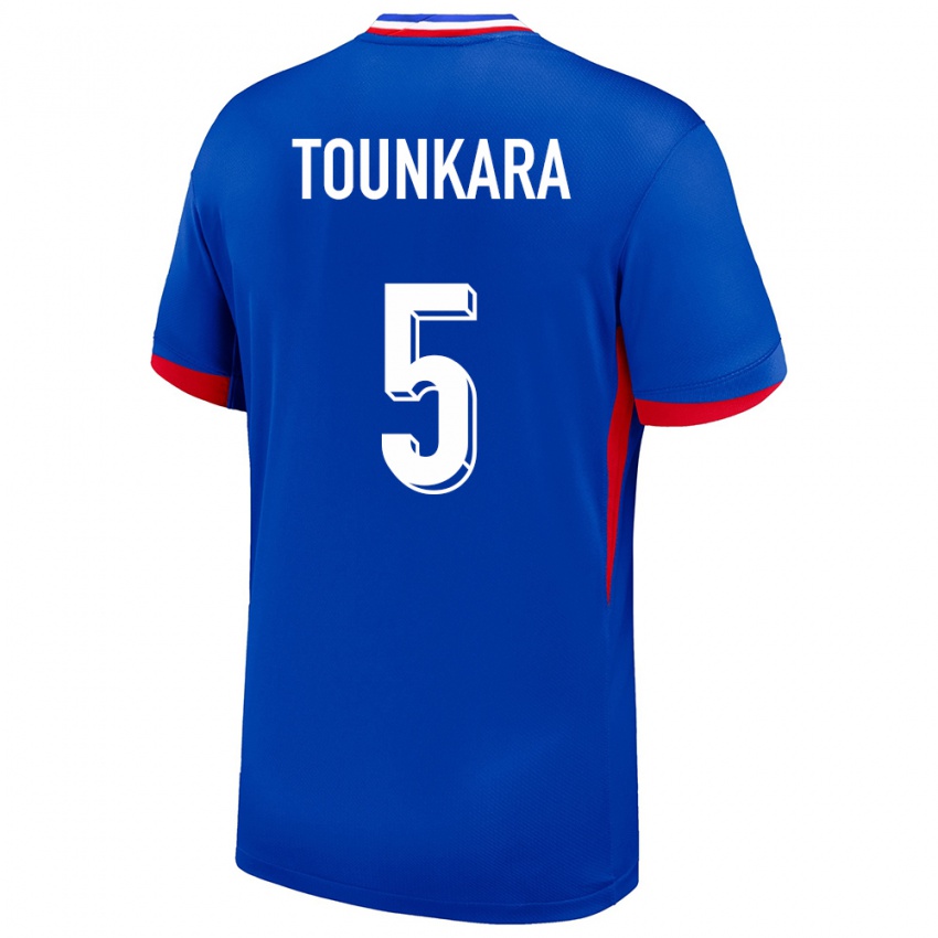 Niño Camiseta Francia Aissatou Tounkara #5 Azul 1ª Equipación 24-26 La Camisa