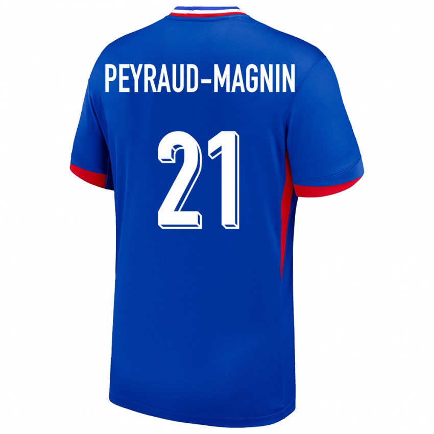 Niño Camiseta Francia Pauline Peyraud Magnin #21 Azul 1ª Equipación 24-26 La Camisa