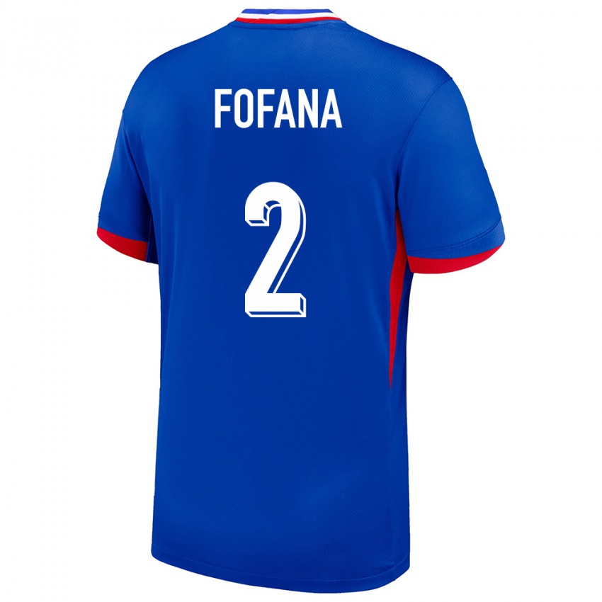 Niño Camiseta Francia Wesley Fofana #2 Azul 1ª Equipación 24-26 La Camisa