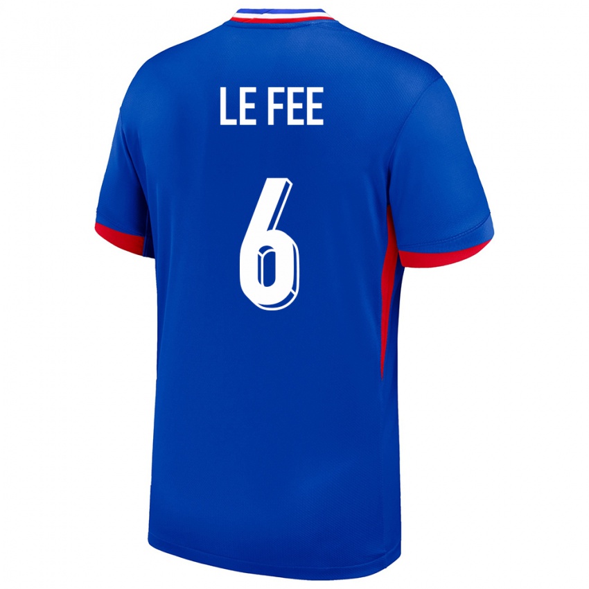 Niño Camiseta Francia Enzo Le Fee #6 Azul 1ª Equipación 24-26 La Camisa