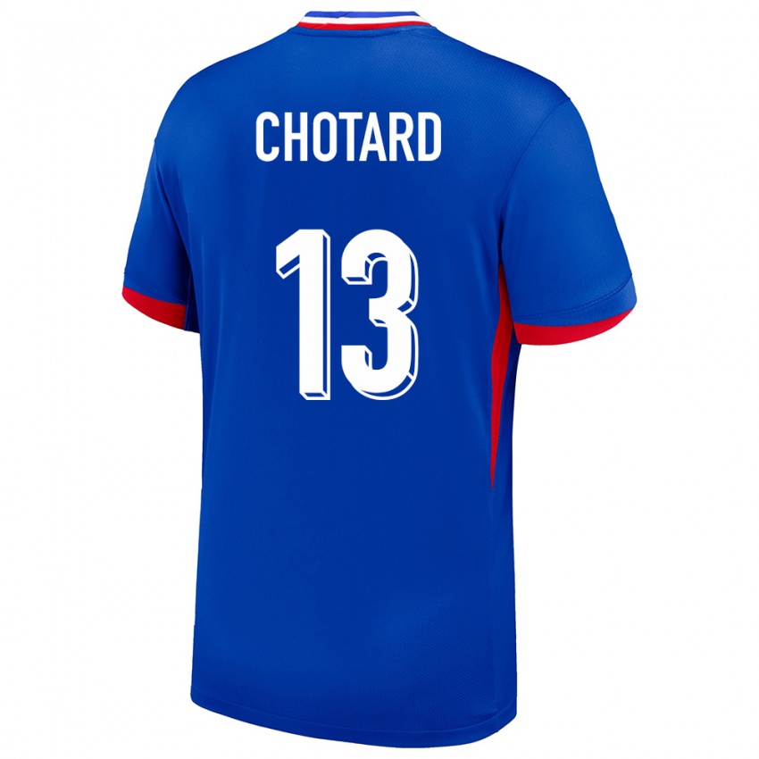 Niño Camiseta Francia Joris Chotard #13 Azul 1ª Equipación 24-26 La Camisa