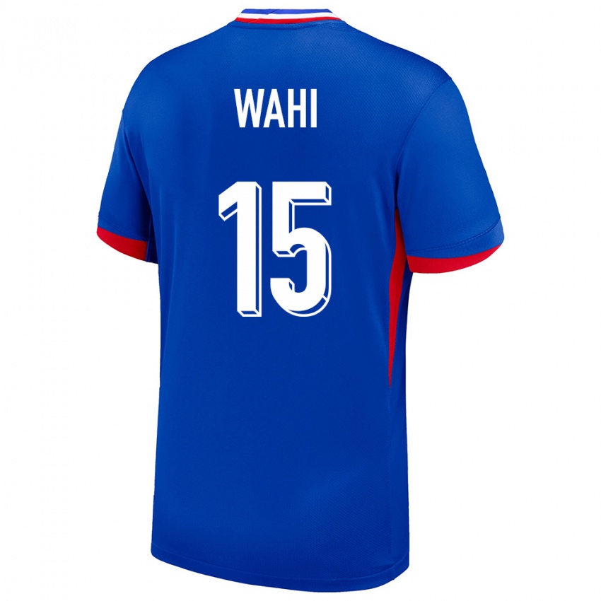 Niño Camiseta Francia Elye Wahi #15 Azul 1ª Equipación 24-26 La Camisa