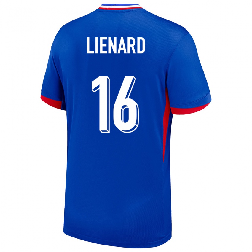 Niño Camiseta Francia Yann Lienard #16 Azul 1ª Equipación 24-26 La Camisa