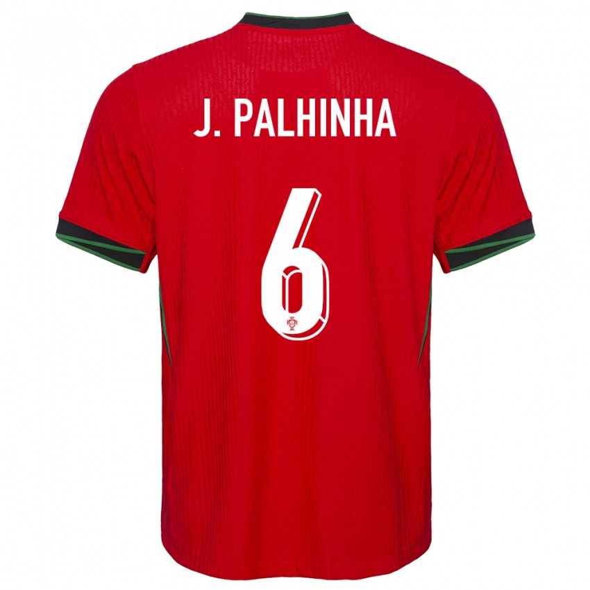 Niño Camiseta Portugal Joao Palhinha #6 Rojo 1ª Equipación 24-26 La Camisa