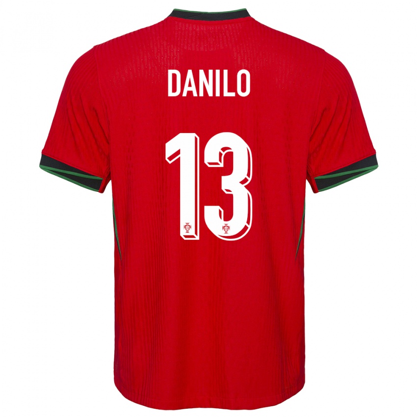 Niño Camiseta Portugal Danilo Pereira #13 Rojo 1ª Equipación 24-26 La Camisa